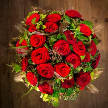 The Eros red roses